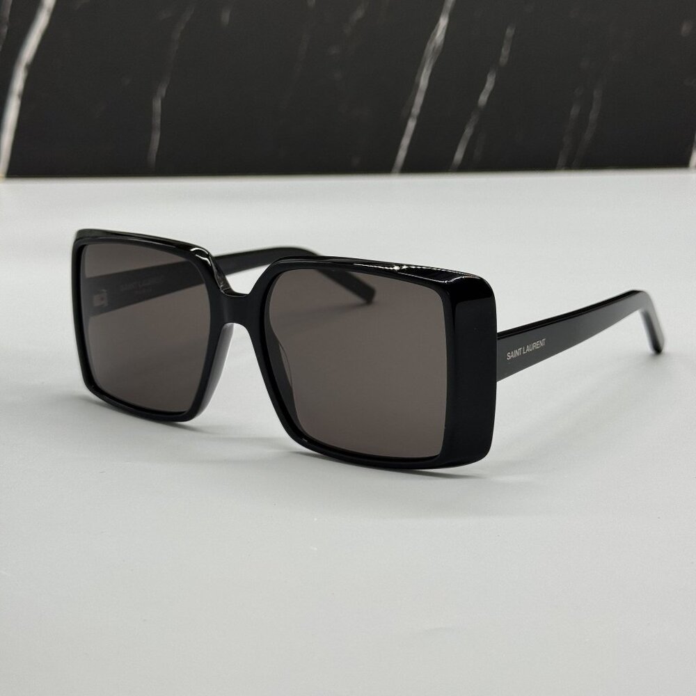 NEW SAINT LAURENT SUNGLASSES WOMEN BLACK EYEWEAR SAINT LAURENT SL451 001